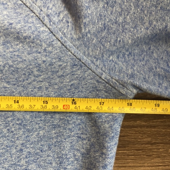 T by Talbots Women Size SP Light Blue Space Dyed Zip up Jacket - Picture 5 of 11